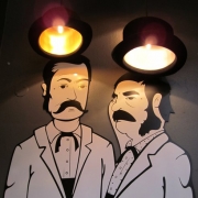 Illustration: Gilbert & Sullivan for The Victoria, B'ham