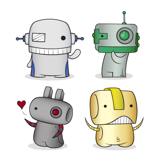 Robots Vector